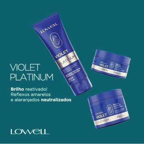Shampoo Lowell Violet Platinum 240ml