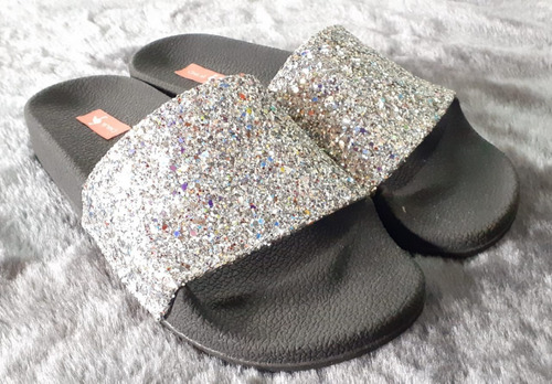 Sandalias Mujer Verano Moda Glitter