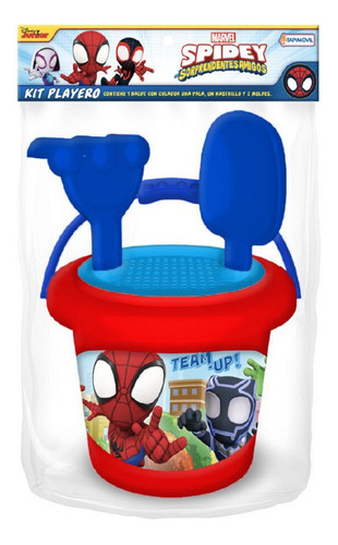 Set/balde De Playa - Spidey/spiderman - Disney - Marvel