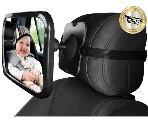 Espejo Retrovisor Para Bebes Auto Asiento Trasero Cuidado