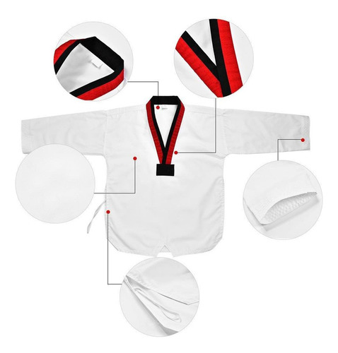 Traje De Karate De Ropa Deportiva De Uniforme De Taekwondo D