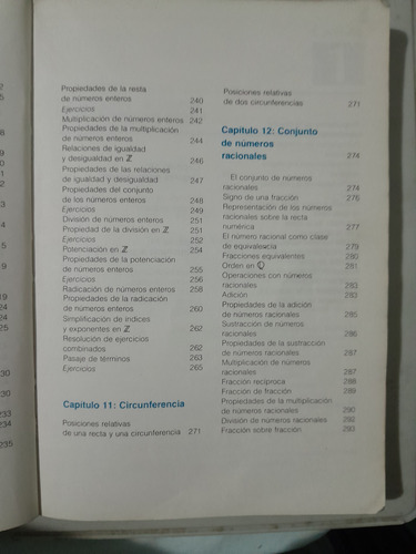 Libro De Matemáticas Para 1er Año Ciclo Básico (Usado)