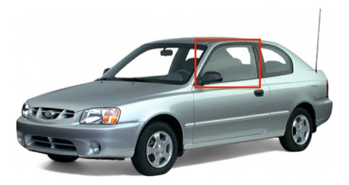Cristal Puerta Izquierda Verna 2004-2005 2 Puertas Nuevo. (Usado)