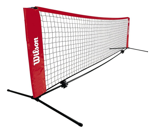 Red Malla De Tenis 3.2 Mts Wilson Con Postes Aluminio