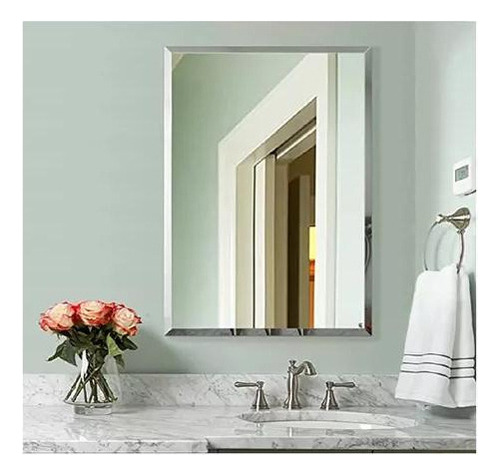 Espejo decorativo Bisotê, 60 x 80 cm, color Agc, Guardian o Cebrace
