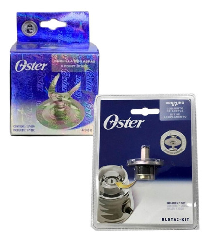 Combo Oster Cuchilla 4980 + Kit Acople Blstac-kit