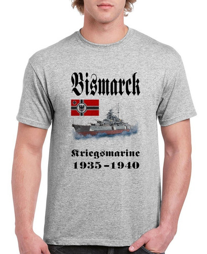 Remera Bismarck - Acorazado - Barco - 2° Guerra Mundial
