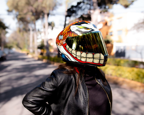 Hax Helmets. Casco Integral Dot Ece 06. Modelo Force Gambler