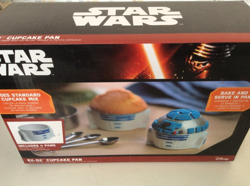 Star Wars R2-d2 Cupcake Pan 4 Bandejas