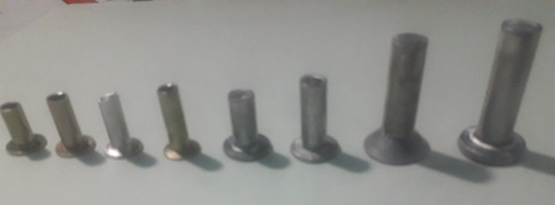 Remaches Para Bandas De Frenos 10-8 / 10/10 / 10-12/ 16x8x20