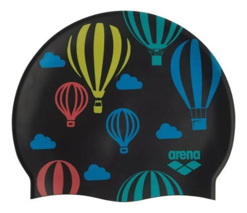 Gorro Natación Arena Print Negro Niños 94171-140