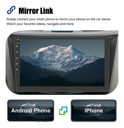 Pantalla Multimedia Android 9 4g Ram Full Hd Car Play Negro