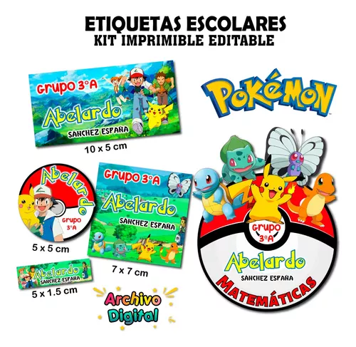 Hoja de pegatinas de Pokemon tipo psíquico Serie De Tipo -  México