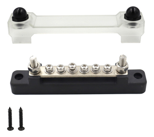 Kit De Coche Terminal Stud Block Negro/rojo Para Barco De Di