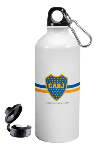 Botella Deportiva Hoppy Boca Juniors Con Caja