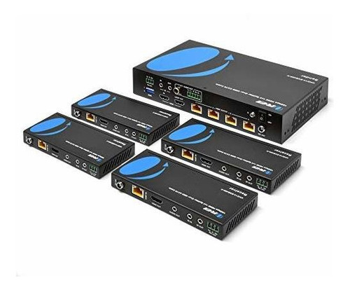 1x4 Hdmi Extender Divisor Hdbaset 4k Por Múltiples Sob...