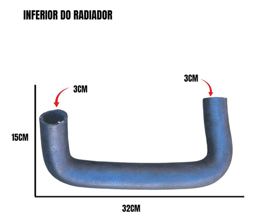 Kit Mangueiras Gol Bola G2 G3 G4 Ap 1.6 1.8 Sem Abraçadeiras