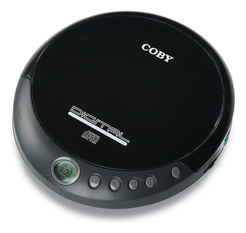 Coby Cxcd109blk Reproductor De Cd Personal Con Audífonos Estéreo, Negro