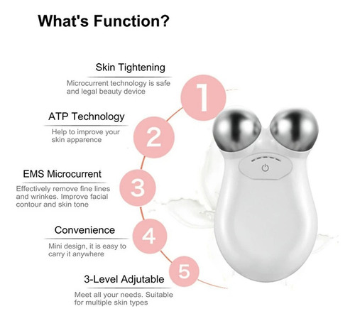Instrumento De Beleza E Emagrecimento Facial Microcorrente F