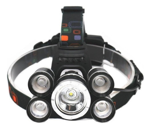 Linterna Frontal Cintillo Minero Led Cree Xm-l T6 5 Led