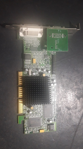 Imagem 1 de 2 de Placa De Video Agp Dual (vga + Dvi) Matrox G55 + Mdha32dr