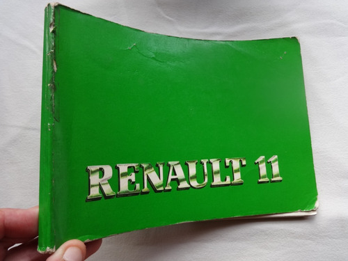 Manual Guantera Renault 11 1987 Turbo Instruccion Catalogo