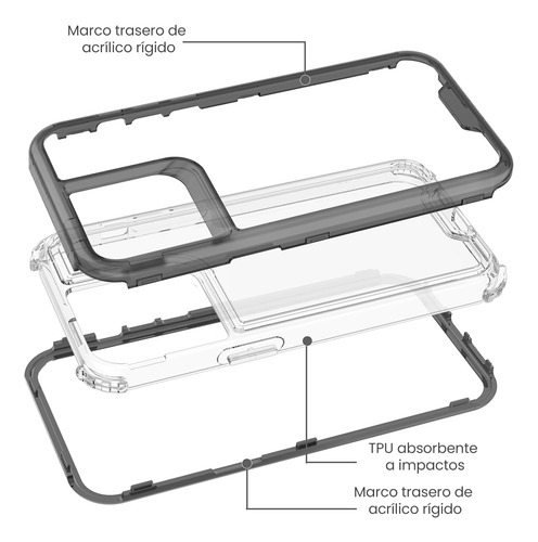 -funda Protector Uso Rudo 3 En 1 Para Samsung .