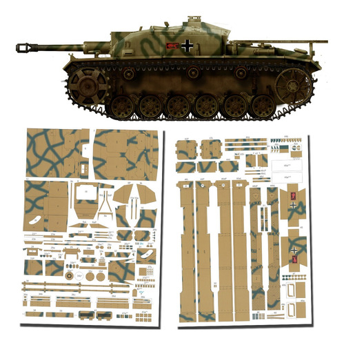 Stug 40 Ausf. F Esc. 1,25 Papercraft