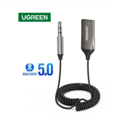 Imagen 1 de 9 de Adaptador Receptor Usb Bluetooth 5.0 Jack 3.5mm Auto Ugreen