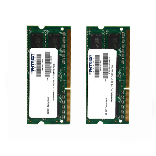 Memoria Ram 8gb Patriot Mac Series Apple Sodimm Kit (2x4gb) Ddr3 1333 Pc3 10600 204-pin So-dimm Psa38g1333sk