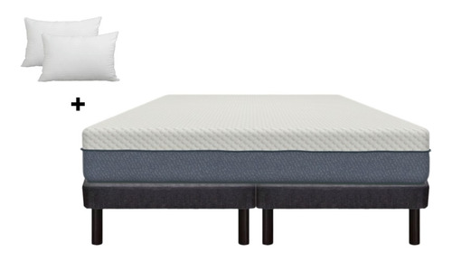 Juego Colchon Comfort Plus + Base Nordic 160x200 Sleep Box