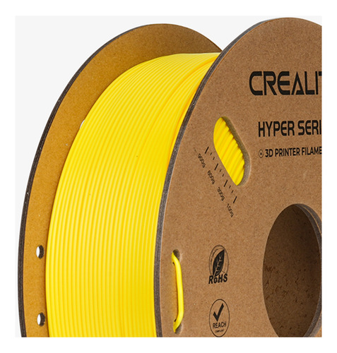 Filamento Creality Hyper Fast Pla 3D Pla, 1 kg, 1,75 mm, amarillo