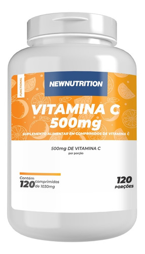 Vitamina C 500mg Newnutrition