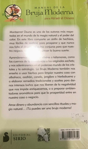 Imagen 2 de 2 de Manual De La Bruja Moderna Para Atraer Dinero