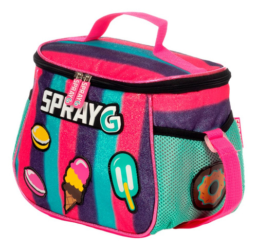 Spray G Lonchera Escolar Ice Cream Macarron Glitter 83195 Color Multicolor