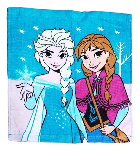 Toalla De Mano Social Frozen Disney Algodón 30 X 30 Cm