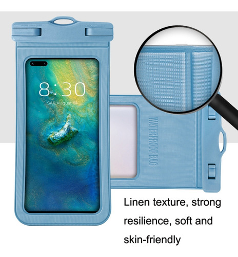 Y Bolsa De Teléfono Impermeable Transparente Para Nadar