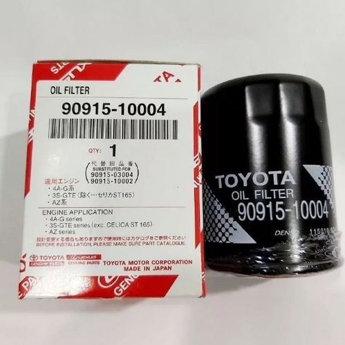 Filtro Aceite Toyota Corolla, Cam, Celic, Previa Original