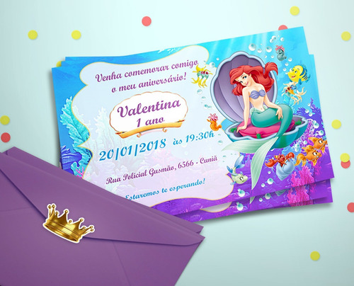 Imagem 6 de 8 de 30 Convites Princesa Sofia Personalizados + Frete Grátis