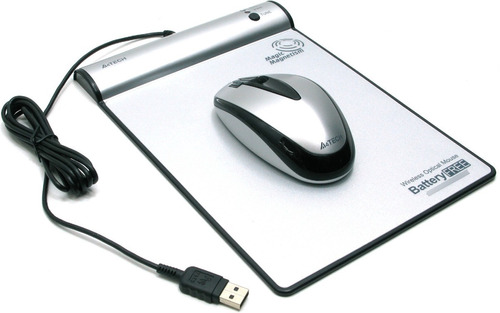 A4tech Mouse Usb Inalambric Base Magnetica No Usa Pila Nb30d