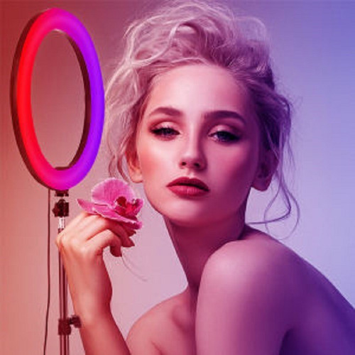 Imagen 8 de 8 de Aro Anillo Selfie Luz Led Rgb Tripode Ring Light Usb Celular