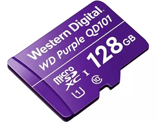 Cartão De Memória 128 Gb Micro Sd Wd Purple Intelbras Câmera