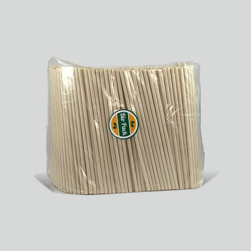 Popote Biofase A Granel 26cm Biodegradable Base De Aguacate