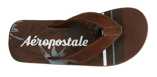 Sandalias Aeropostale Cafe Hombre Slip Sun 281 Original