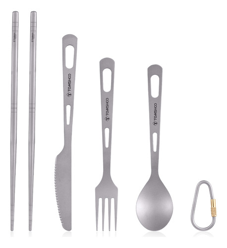 Set De Vajilla Para Acampar Con Forma De Cuchara, Tenedor Y