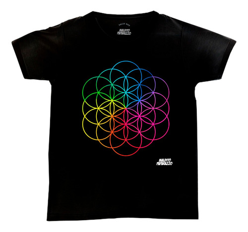 Coldplay Logo A Head Full Of Dreams - Remera 100 % Algodon 