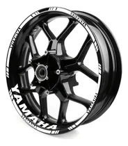 Comprar Calcos Blancas Llantas Yamaha R1 R3 R6 Fazer Yzf Mt Fz25 Fz