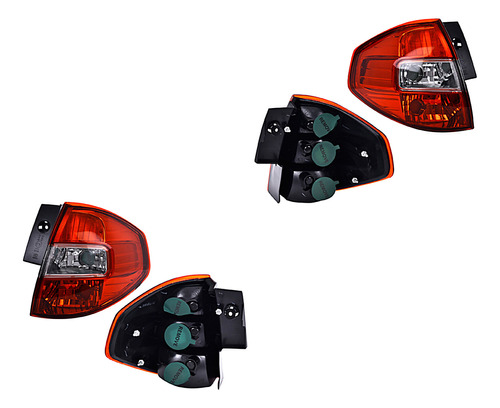 Par Juego Calaveras Exteriores Renault Koleos 2009 -2013 Rxc