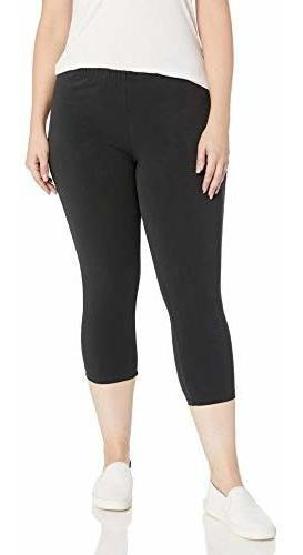 Just My Size Mujer Plus-size Stretch Jersey Capri Legging