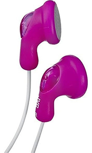 Jvc Haf14p - Auriculares Ergonomicos De Goma Rosa